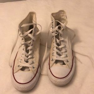 White HighTop Converse